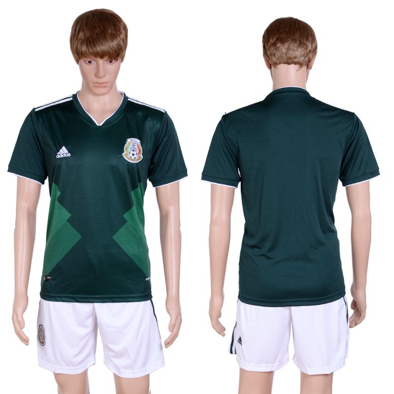 2017-2018 National Men Mexico Home Suits Soccer Jersey